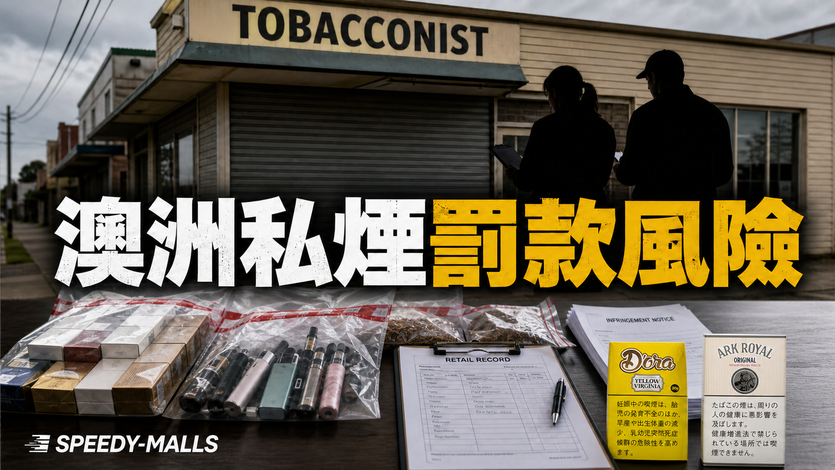 澳洲 Dalby 私煙罰款：非法煙草、vape 與零售紀錄風險 cover