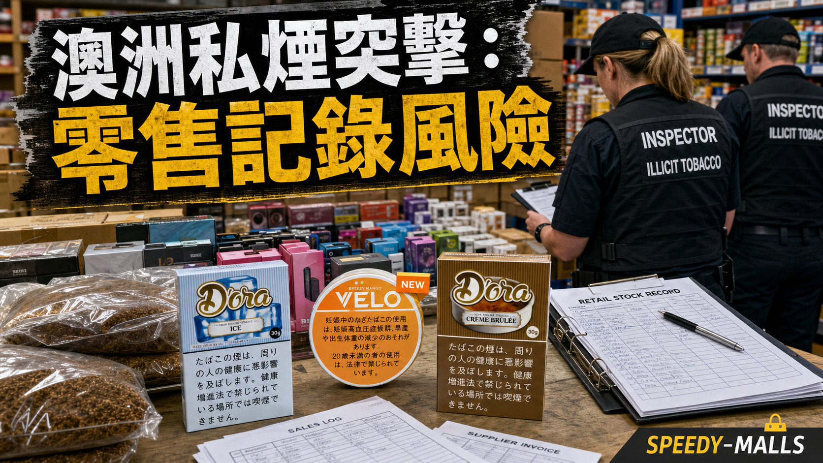澳洲 Moreton Bay 私煙突擊：電子煙、尼古丁袋與成人零售記錄風險 cover