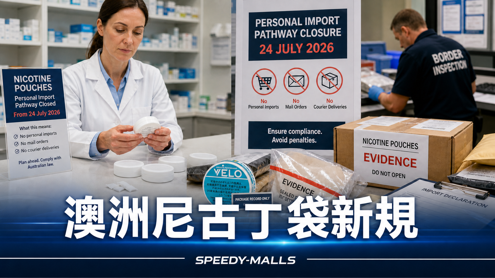 澳洲尼古丁袋 7 月 24 日新規：Personal Importation Scheme 關閉後怎樣讀 cover
