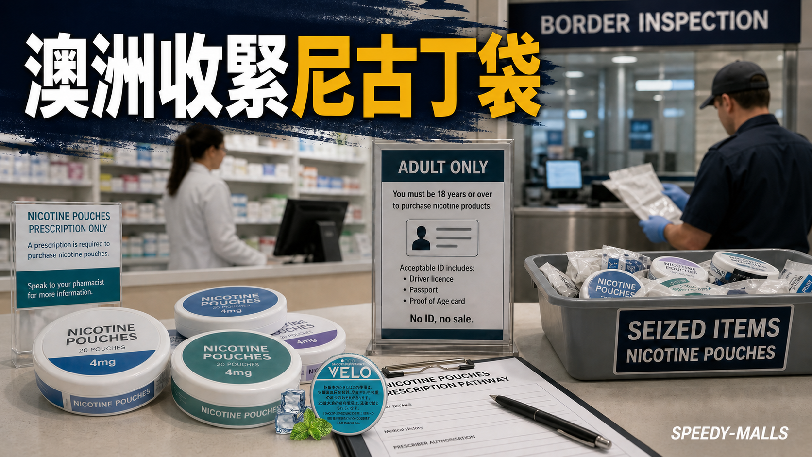 澳洲尼古丁袋 7 月 24 日後 TGA 禁止進口、處方與零售供應核對 cover