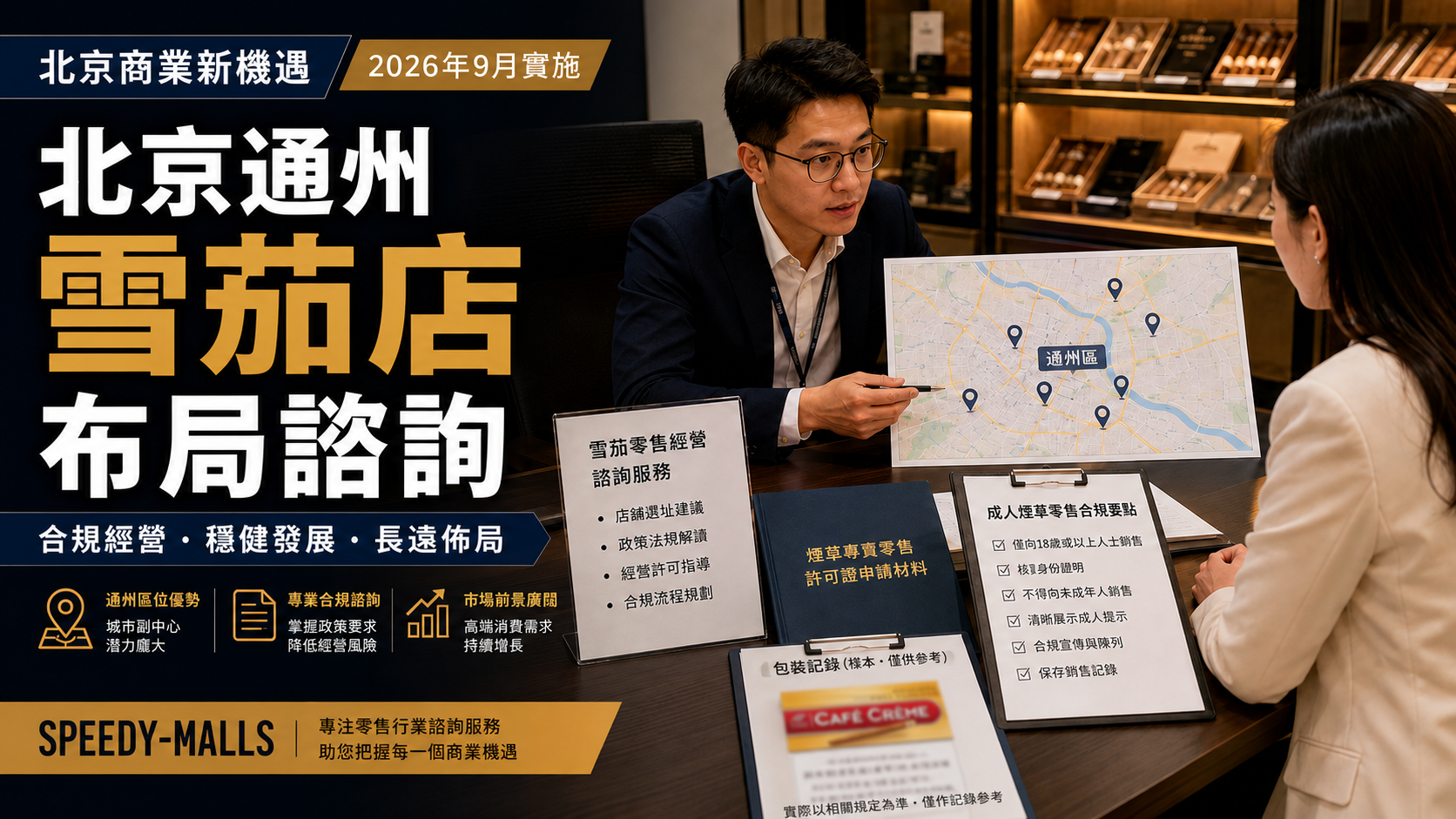 北京通州雪茄店布局諮詢：專業店許可、未成年人保護與成人頁面紀錄