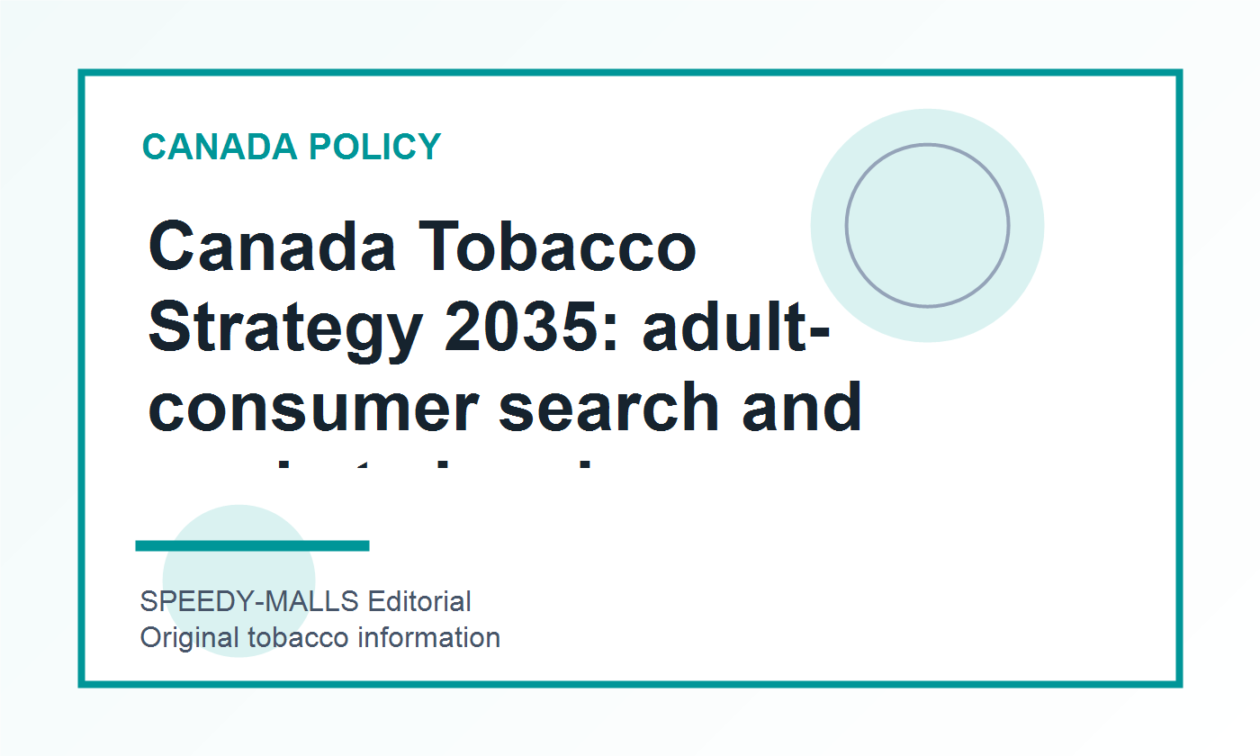加拿大 Tobacco Strategy 2035:成人消费者搜索与市场信号 cover image