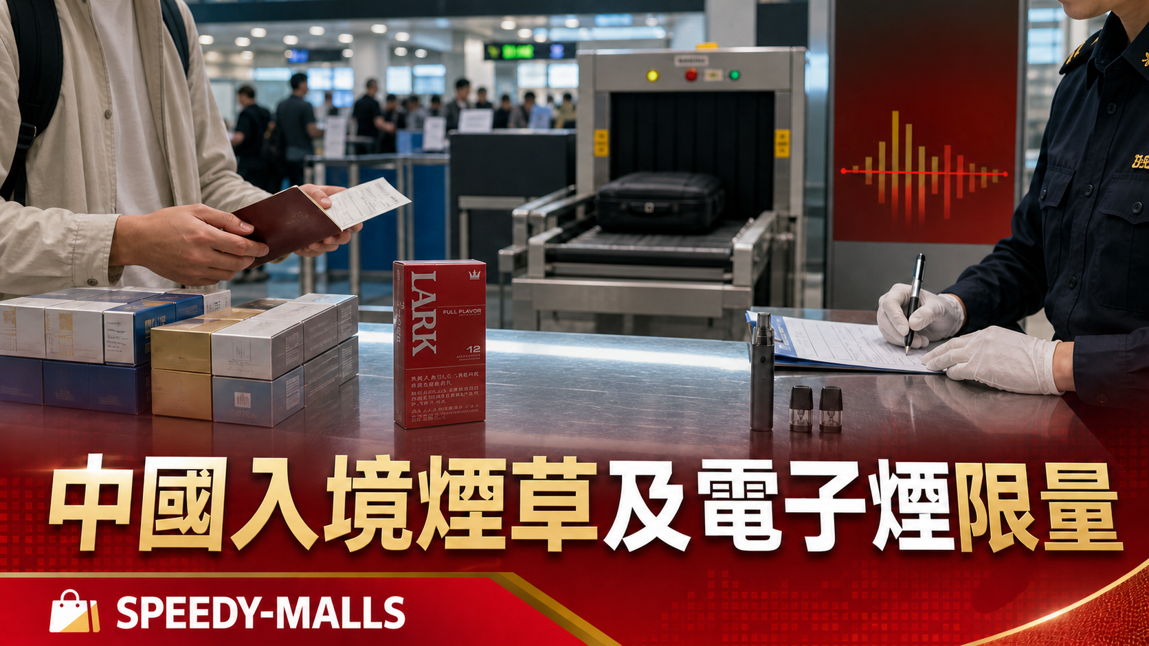 中國入境煙草及電子煙限量：旅客自用、港澳路徑與申報記錄 cover