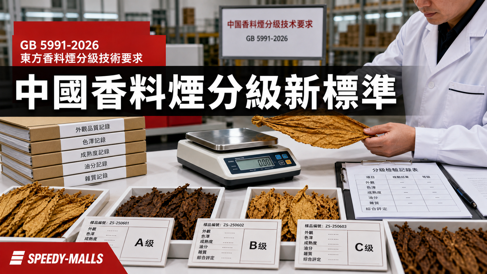 中國 GB 5991-2026 香料煙分級：成人資訊頁如何寫標準、樣本與記錄 cover