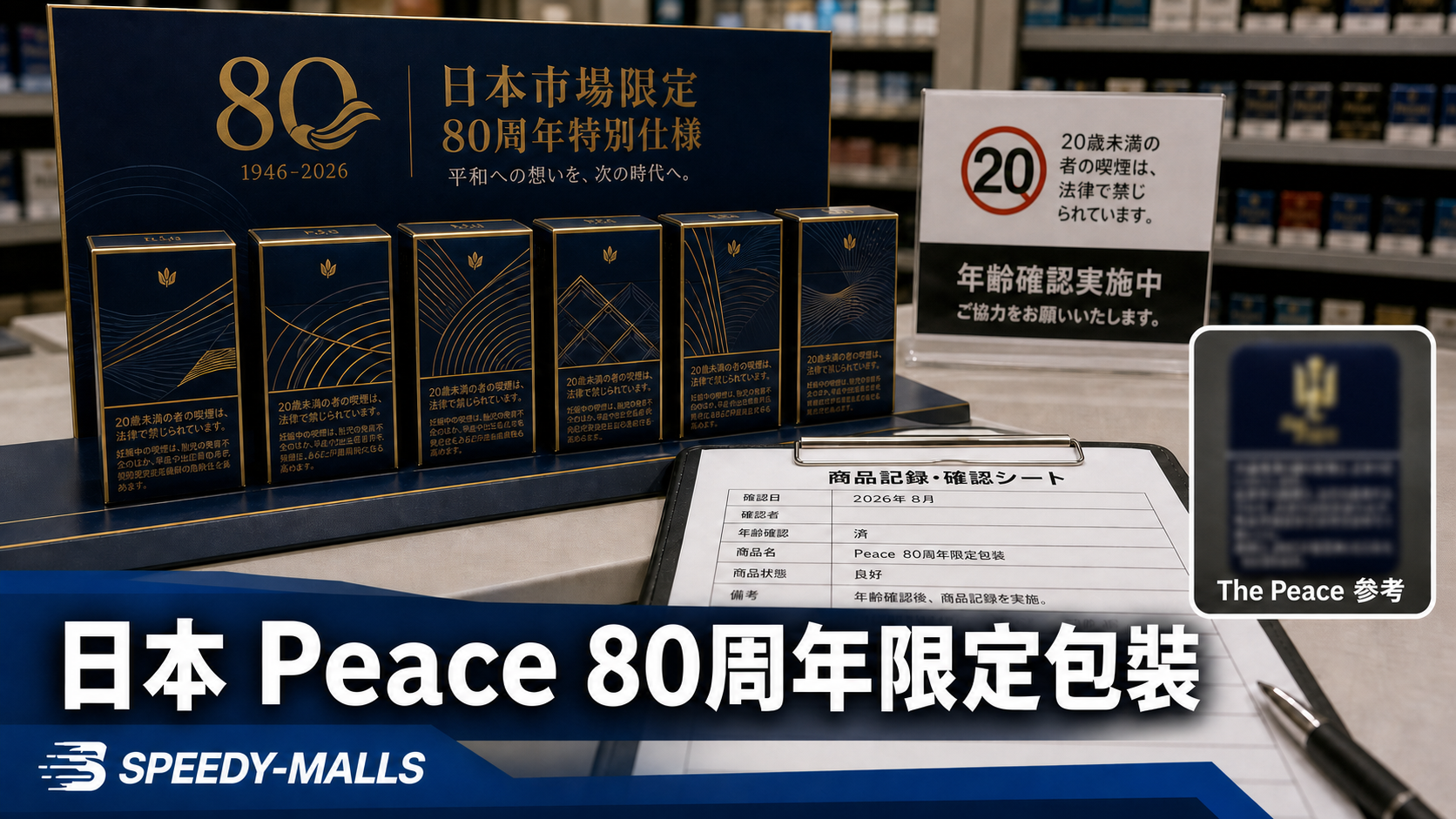 日本 JT Peace 80 周年限定包裝:4 款日本銘柄、發售時間與成人版本核對
