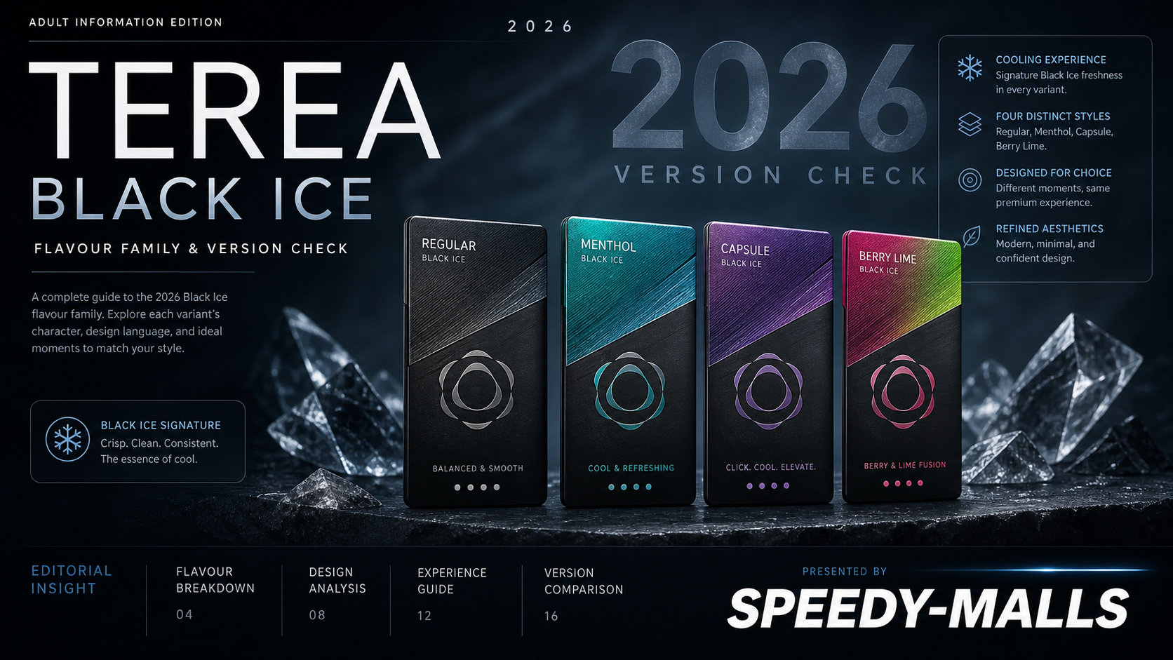 日本 TEREA Black Ice 系列 2026 版本檢查：Berry、Lime、Blueberry、Passion Fruit 與 Menthol Blast 怎樣看 cover