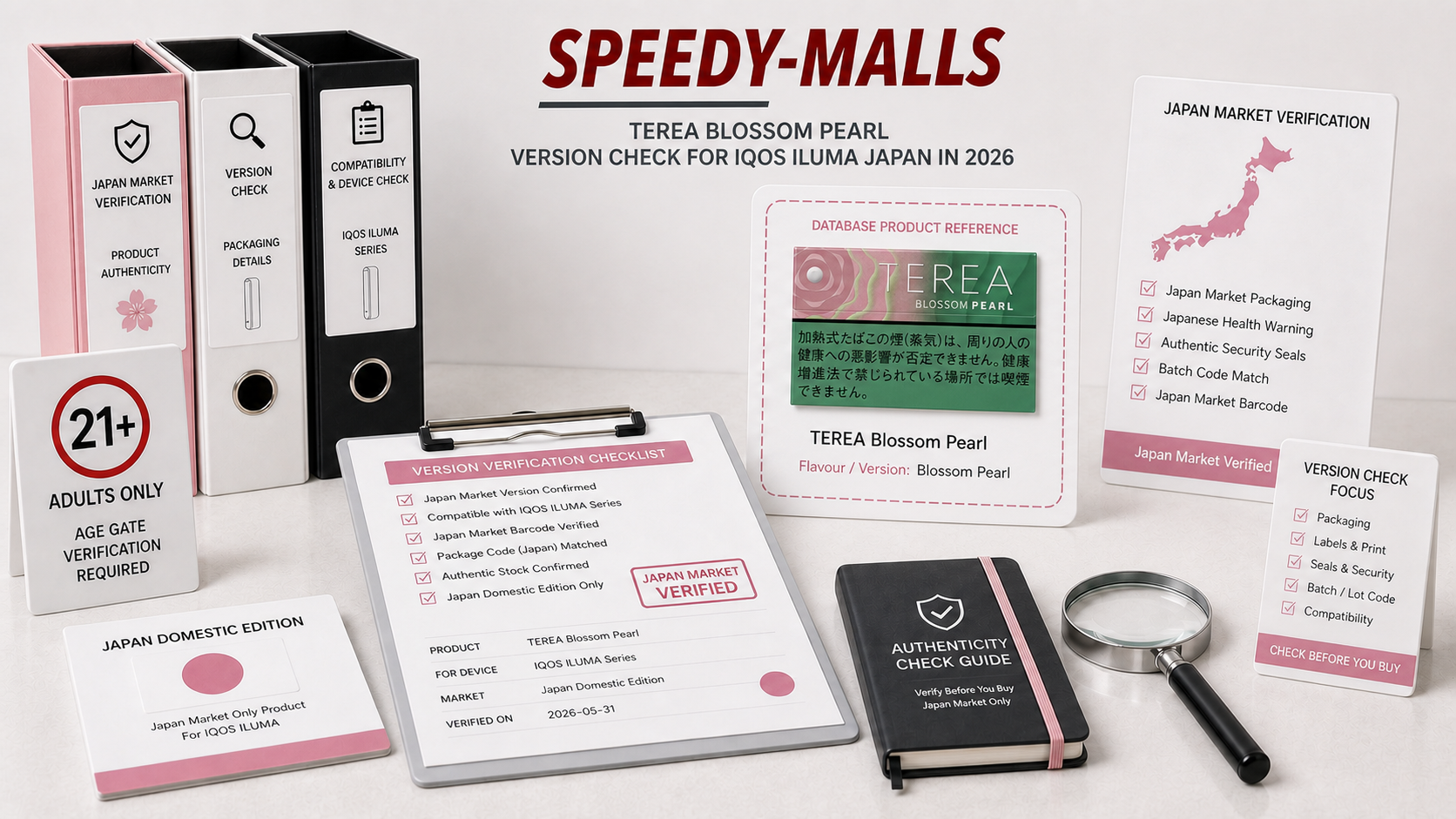 TEREA Blossom Pearl 日本 2026 核對 cover