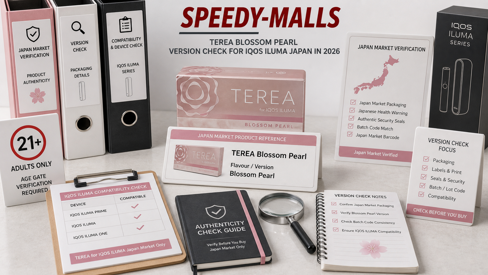 TEREA Blossom Pearl 日本 2026 核對 cover