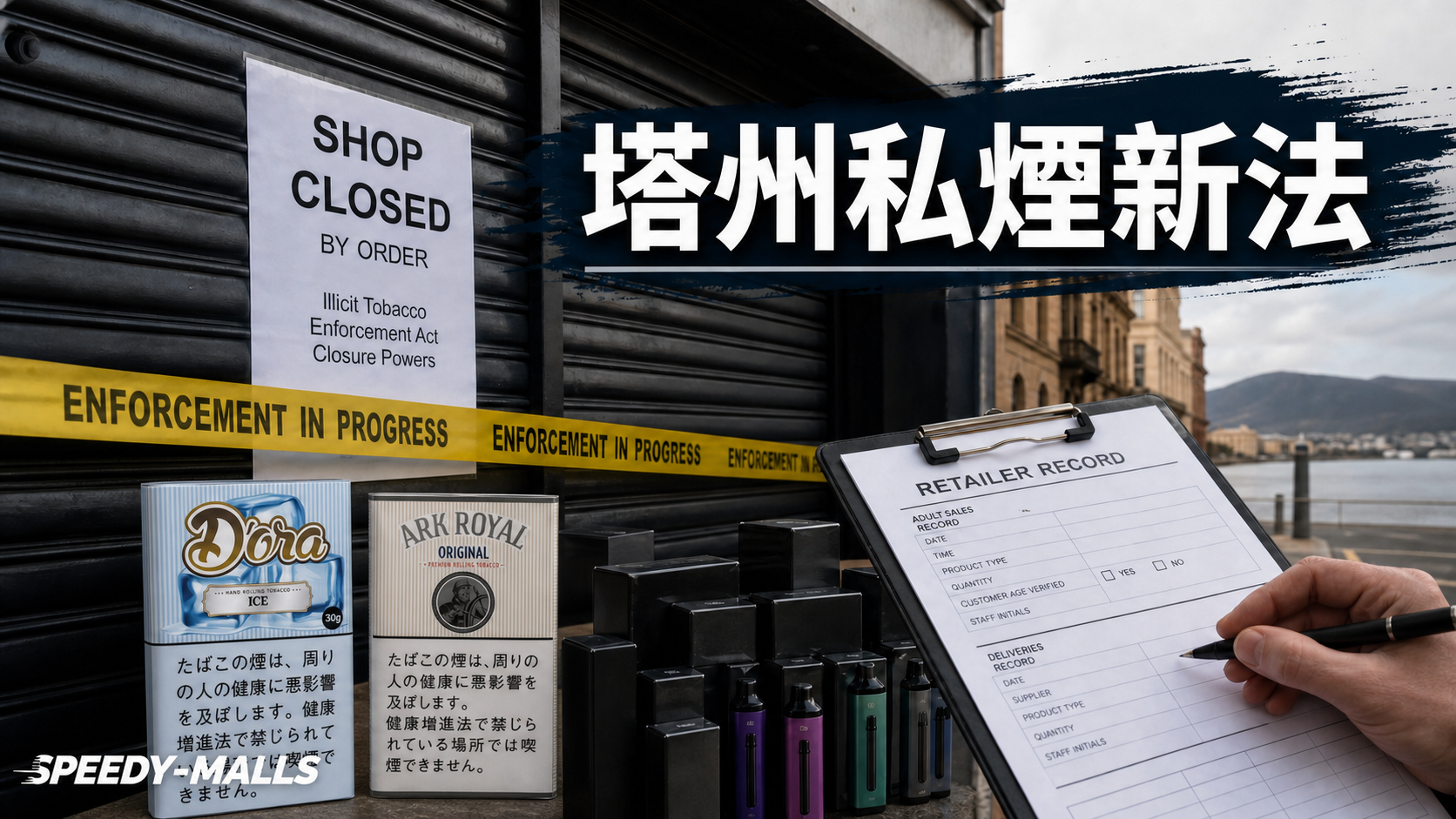Tasmania 私煙與 vape 新法：closure power、零售紀錄同產品圖邊界