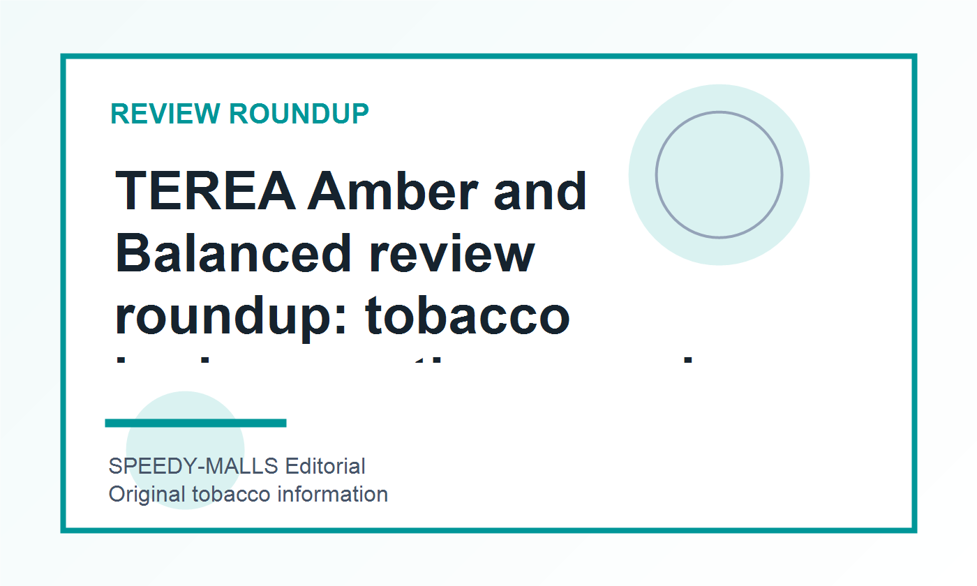 TEREA Amber／Balanced 口味测评整理：烟草感、顺口度与日常使用 cover image