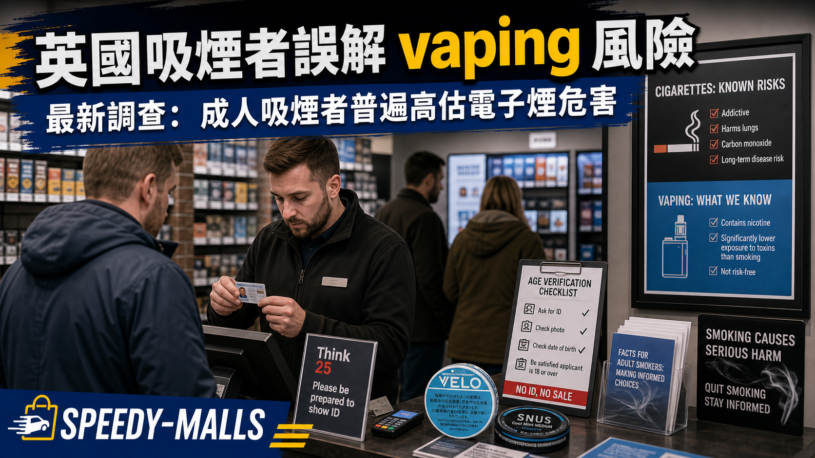 英國吸煙者誤解 vaping 風險：成人讀者應該點睇 cover