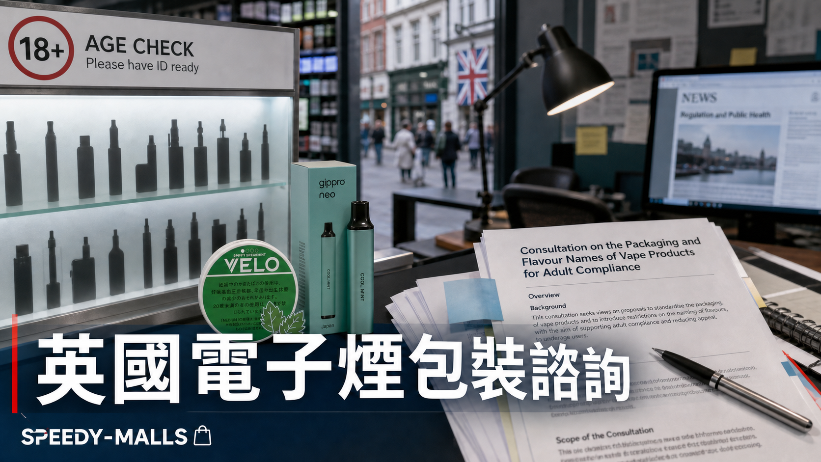 英國電子煙包裝諮詢：flavour descriptor、age gate 與產品圖邊界 cover