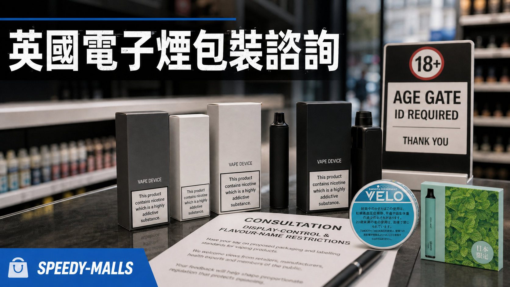 英國電子煙包裝與味名諮詢：成人頁面點樣避免變成 flavor keyword 頁