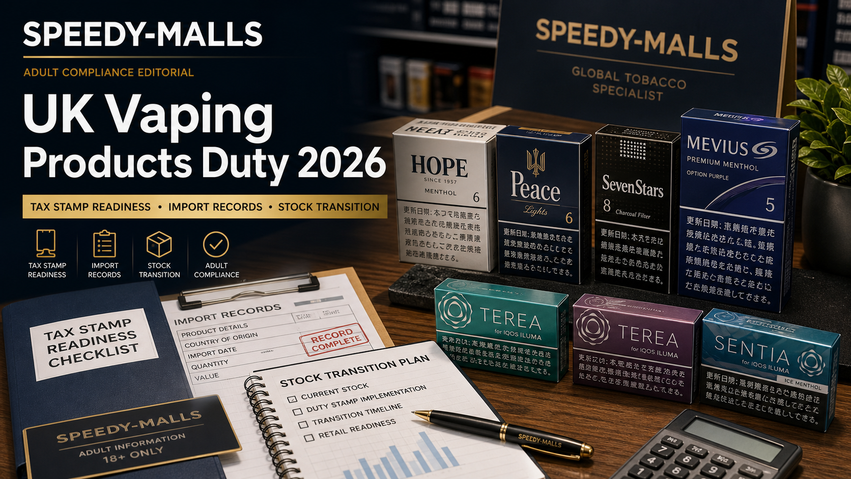 英國 Vaping Products Duty 2026：10 月稅率、稅章、入口與庫存過渡指南 cover