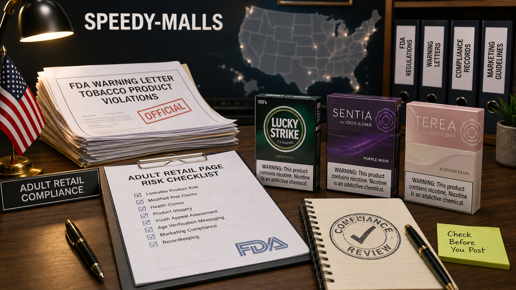 美國 FDA 打擊「似糖果」煙草與尼古丁產品：2026 成人零售頁面風險清單 cover